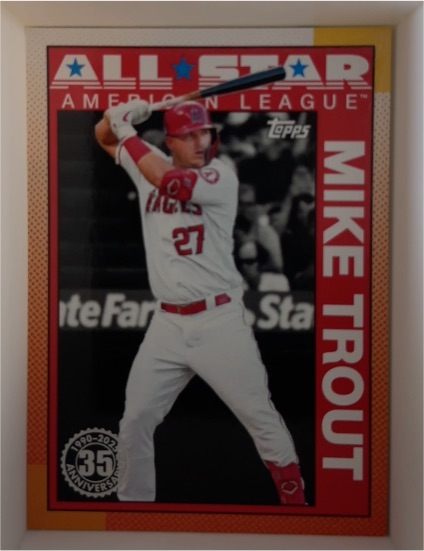 2025 Topps Series 2 35th Anniversary #90AS-10 Mike Trout — front
