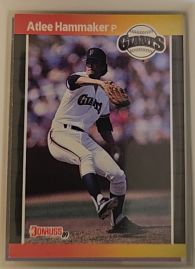 1989 Donruss #414 Atlee Hammaker — front