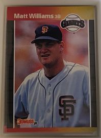 1989 Donruss #594 Matt Williams — front