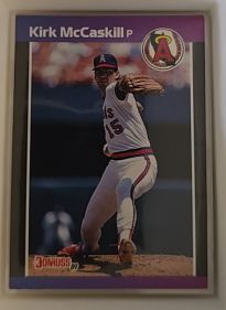 1989 Donruss #136 Kirk McCaskill — front