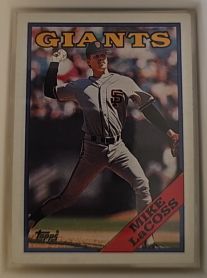 1988 Topps #754 Mike LaCoss — front