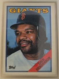 1988 Topps #628 Dave Henderson — front