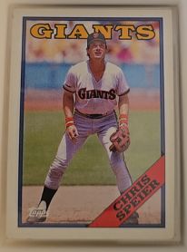 1988 Topps #329 Chris Speier — front