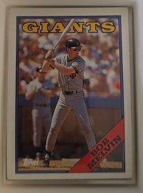 1988 Topps #41 Bob Melvin — front