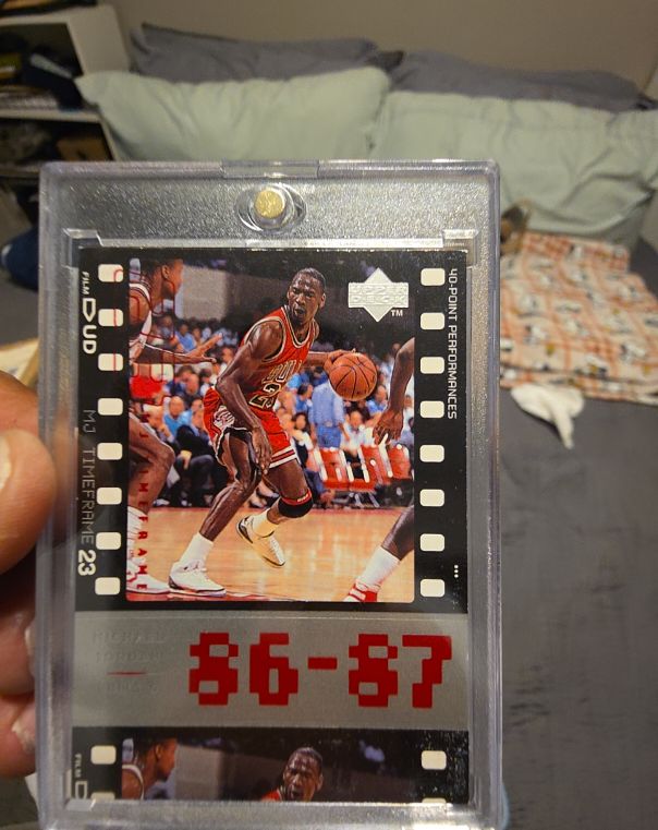 1998 Upper Deck #8 MJ Time Frame Michael Jordan — front