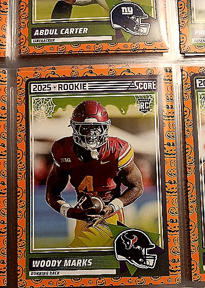 2025 Panini Score A Treat #RC Woody Marks — front