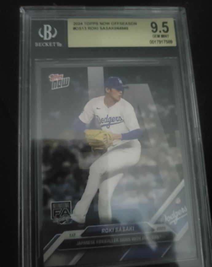 2024 Topps Now Offseason #OS-13 Roki Sasaki — front