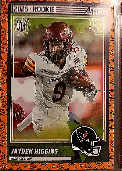 2025 Panini Score A Treat #55 Jayden Higgins — front