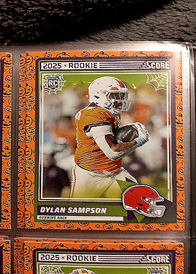 2025 Panini Score A Treat #52 Dylan Sampson Rookie — front