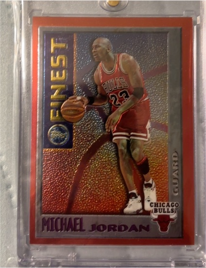 1995-96 Topps Finest Mystery #M1 Michael Jordan — front