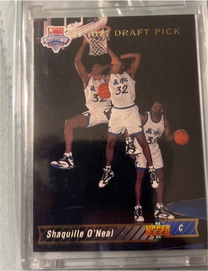 1992-93 Upper Deck #1 Shaquille O'Neal — front