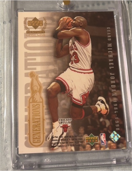 1998-99 Upper Deck Century Legends #NNO Michael Jordan Generations — front