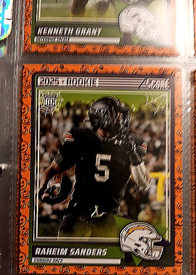 2025 Panini Score A Treat #45 Raheim Sanders — front