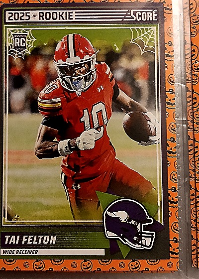 2025 Panini Score A Treat #60 Tai Felton — front