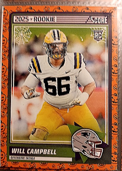 2025 Panini Score-A-Treat #25 Will Campbell — front