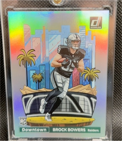 2024 Panini Donruss Downtown! #17 Brock Bowers — front