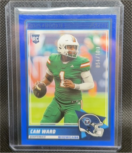 2025 Panini Score #13 Cam Ward Rookie — front