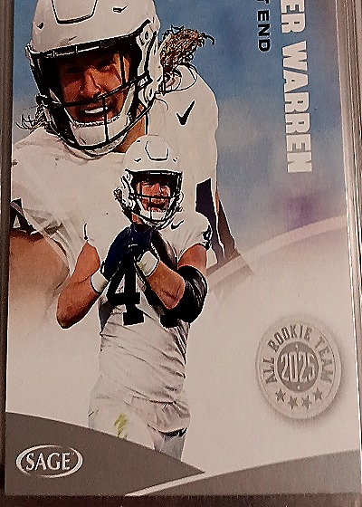 2025 Sage #160 Tyler Warren — front