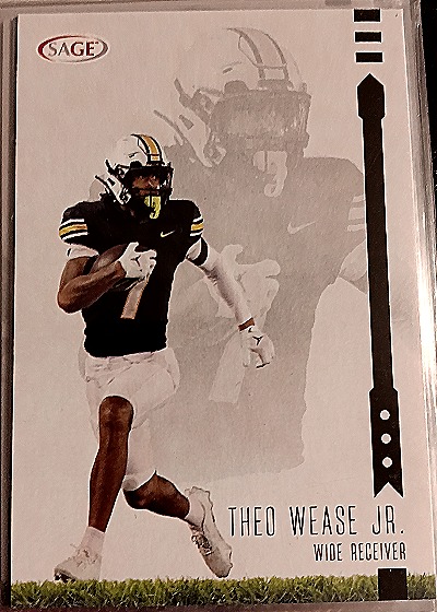 2025 Sage High Series #141 Theo Wease Jr Missouri — front