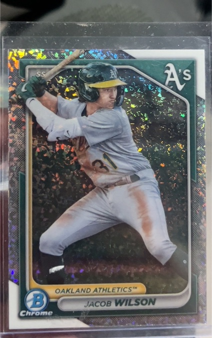 2024 Bowman Chrome Prospects #BCP-3 Jacob Wilson — front