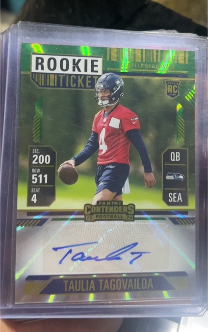 2024 Panini Contenders Rookie Ticket #143 Taulia Tagovailoa — front