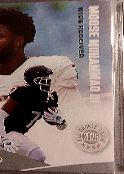 2025 Sage Football All Rookie Team #157 Moose Muhammad III — front