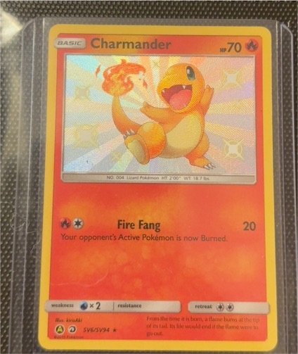 2019 Pokémon Hidden Fates #SV6 Charmander — front