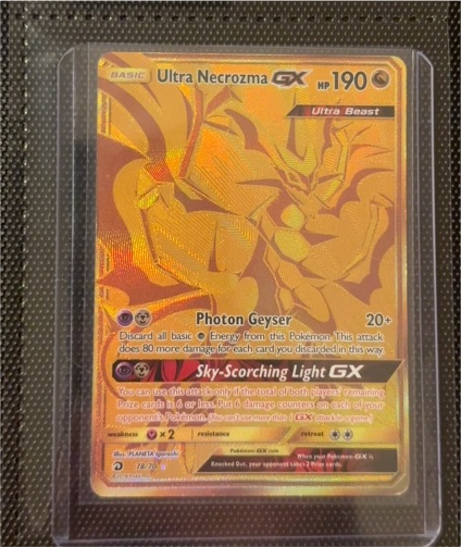 2018 Pokémon Sun & Moon Dragon Majesty #78 Ultra Necrozma GX — front