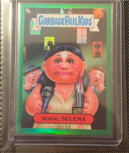 2024 Topps Chrome Garbage Pail Kids Series 7 #9a Serial Selena — front