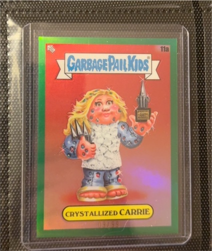 2024 Topps Garbage Pail Kids Chrome Series 7 #11a Crystallized Carrie — front