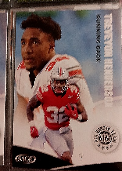 2025 Sage High Series All Rookie Team #153 Treveyon Henderson — front