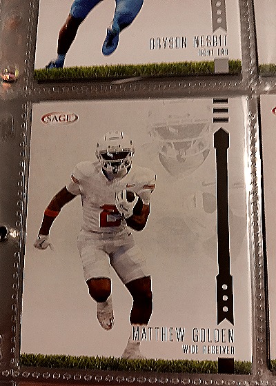2025 Sage High Series #121 Matthew Golden — front