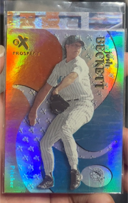 2000 Fleer Skybox E-X #90 Josh Beckett — front