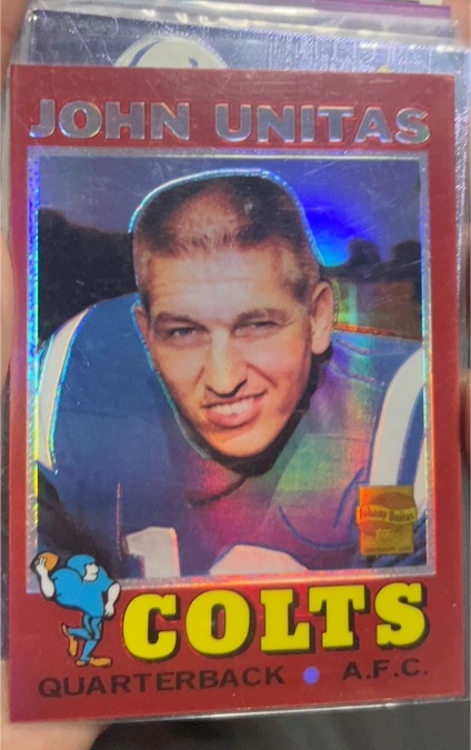 1971 Topps #1 John Unitas — front