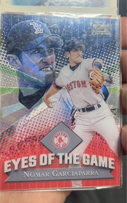 2000 Topps Stadium Club Chrome Eyes of the Game #EG3 Nomar Garciaparra — front