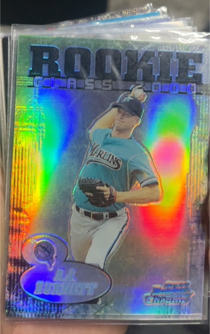 2000 Bowman Chrome Rookie Class 2000 #RC6 A.J. Burnett — front