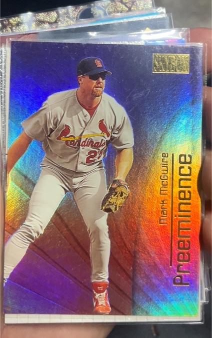 2000 SkyBox Preeminence #5 Mark McGwire — front