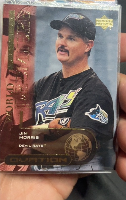 2000 Upper Deck Ovation #76 Jim Morris — front