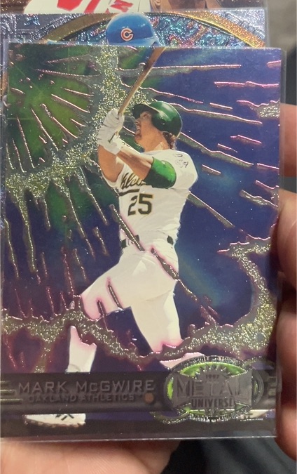 1997 Skybox Metal Universe #131 Mark McGwire — front