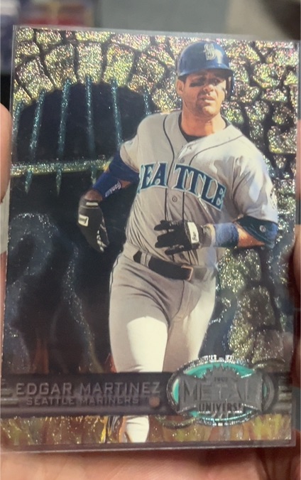 1997 Skybox Metal Universe #148 Edgar Martinez — front