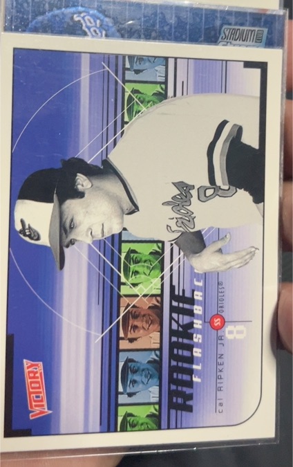 1991 Victory #8 Cal Ripken Jr Rookie Flashback — front