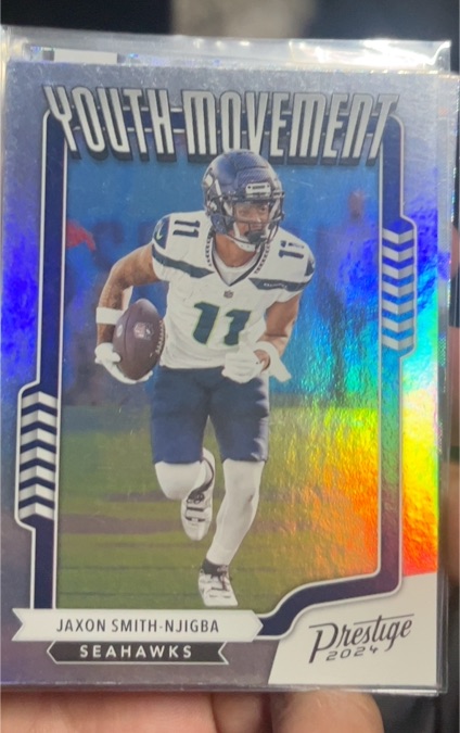 2024 Panini Prestige #YM-JSN Jaxon Smith-Njigba Youth Movement — front