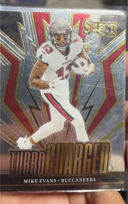 2023 Panini Select #TUR-MEV Mike Evans Turbocharged — front