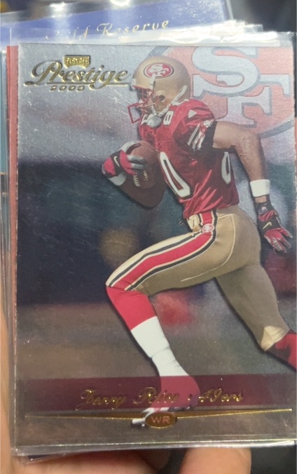 2000 Playoff Prestige #155 Jerry Rice — front
