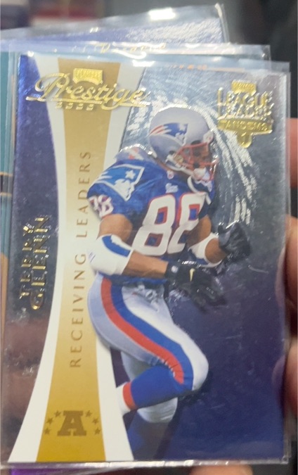 2000 Playoff Prestige League Leader Tandems #19 Terry Glenn — front
