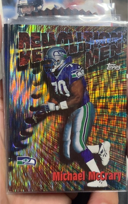 1997 Topps Season's Best Demolition Men #19 Michael McCrary — front