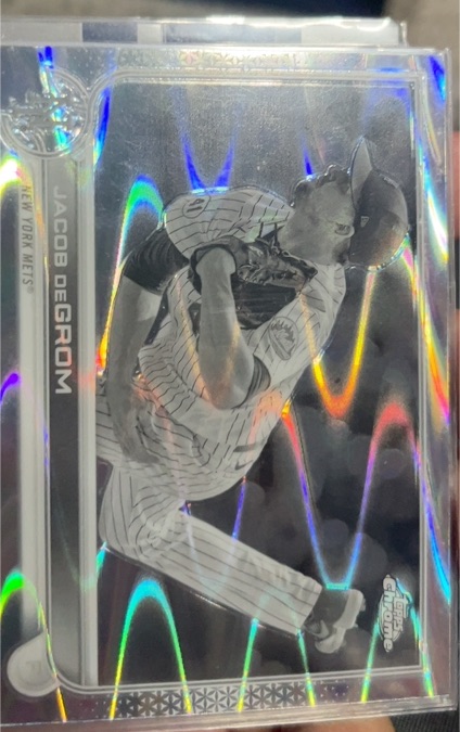 2022 Topps Chrome Sonic #125 Jacob deGrom — front