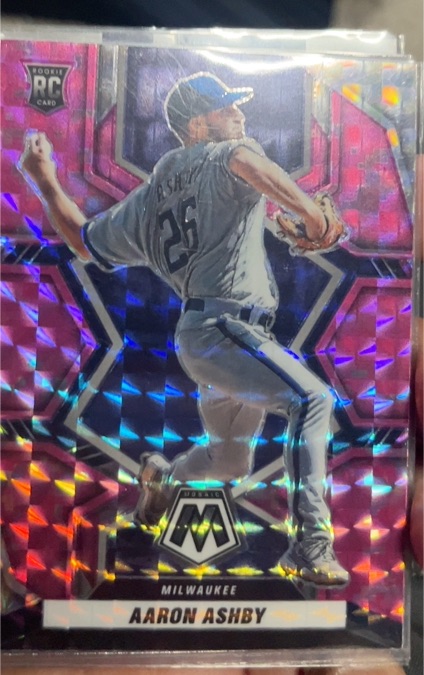 2022 Panini Mosaic #26 Aaron Ashby — front