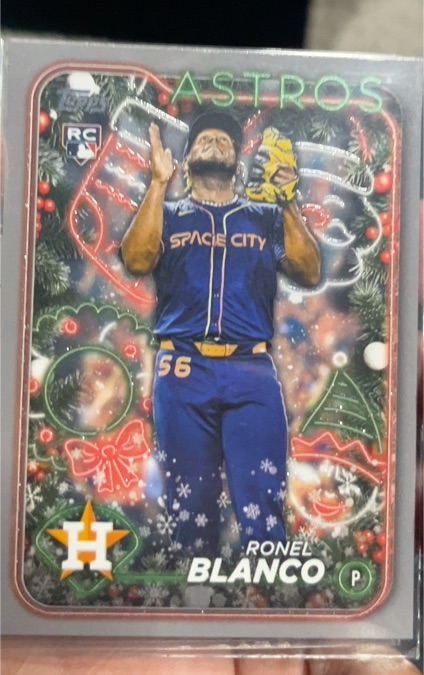2024 Topps Holiday #H199 Ronel Blanco — front