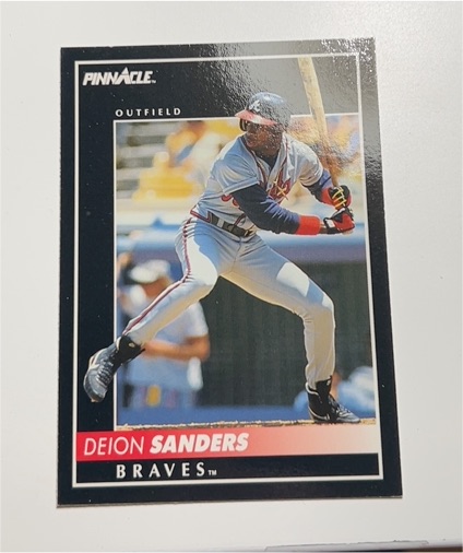 1992 Pinnacle #170 Deion Sanders — front